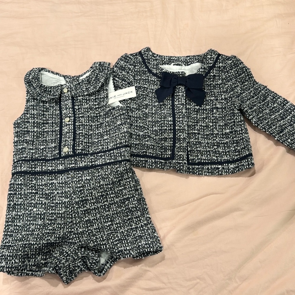 NWT- Janie and Jack Jumpsuit and matching Jacket - Size: 3T